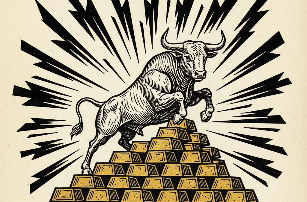 Featured image for article: Gold Tops $5,160 as Tariff Fears Fuel 6% Weekly Surge