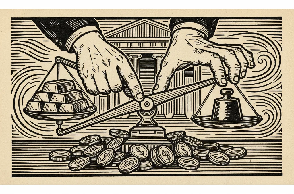 Featured image for article: Gold Holds $5,200 as Tariff Risks Reshape the Macro Playbook