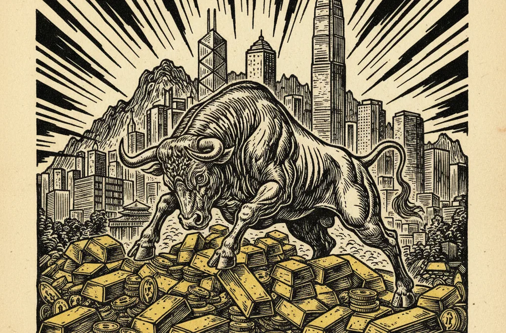 Featured image for article: Gold Imports via Hong Kong Surge 69% - China Is Back