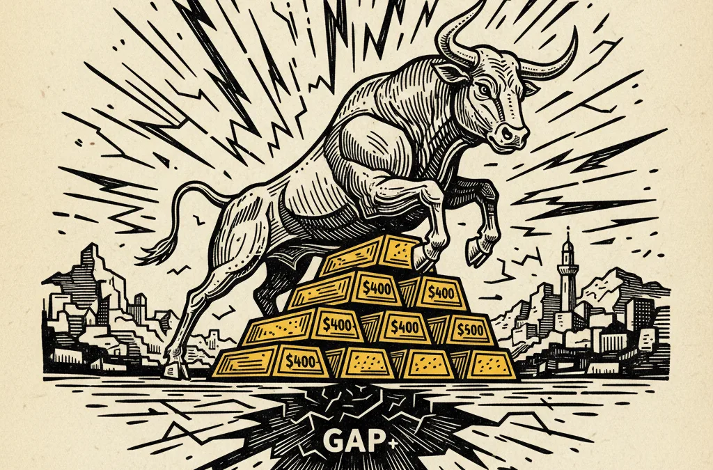 Featured image for article: Gold Surges Past $5,400 but Fades - Gap Worth Watching