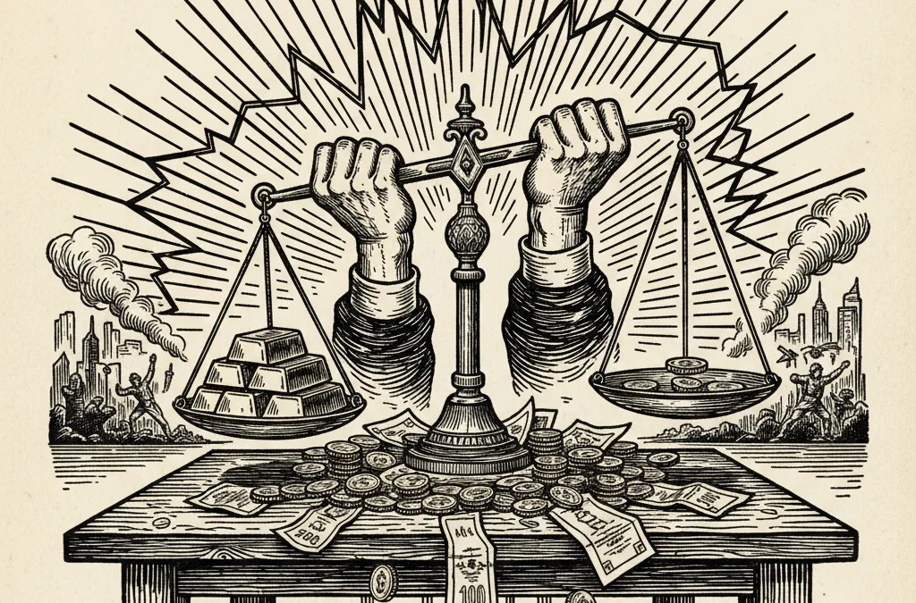 Featured image for article: Gold Spikes to $5,394 but Fades - War Premium Unravels Fast