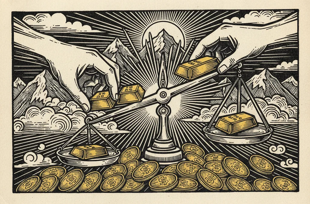 Featured image for article: Gold Eyes $5,400 as US-Iran Tensions Fuel Safe-Haven Bid