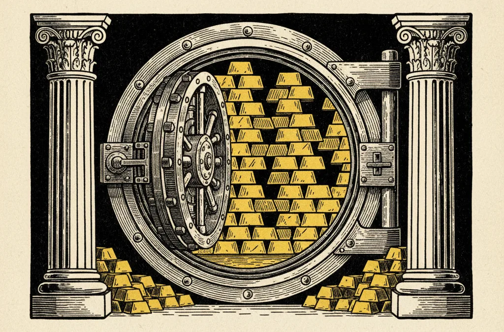 Featured image for article: Gold's Central Bank Bid Broadens Even as Pace Slows