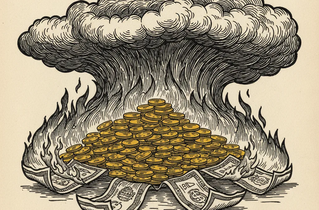 Featured image for article: Gold Stumbles as Yields and Dollar Overpower Haven Bid