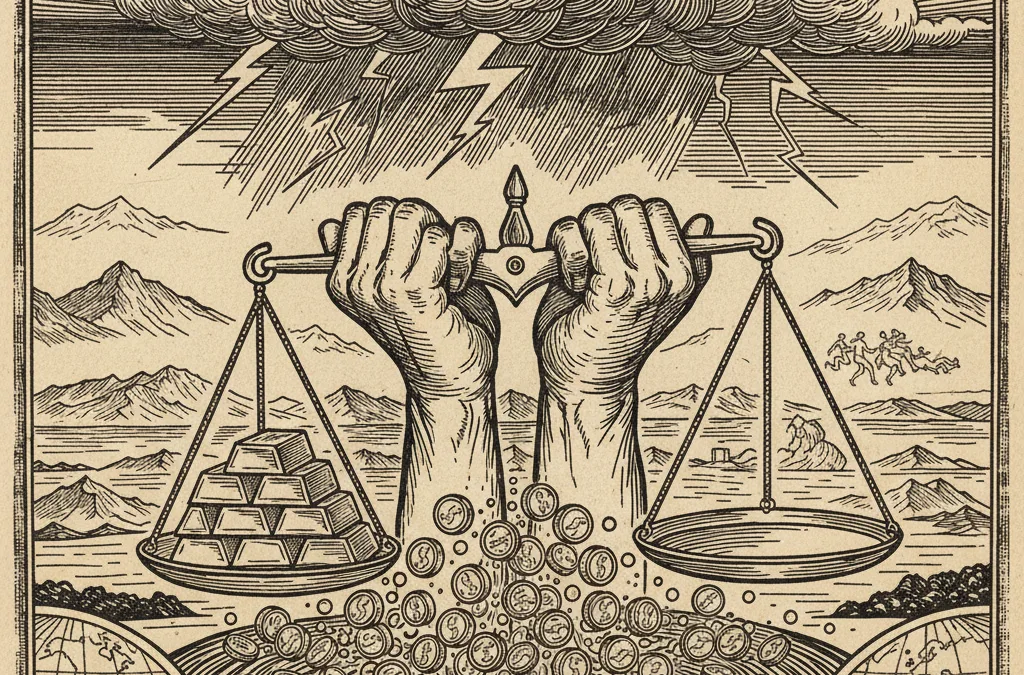 Featured image for article: Gold Drops as Iran War Sparks an Unusual Rush Away