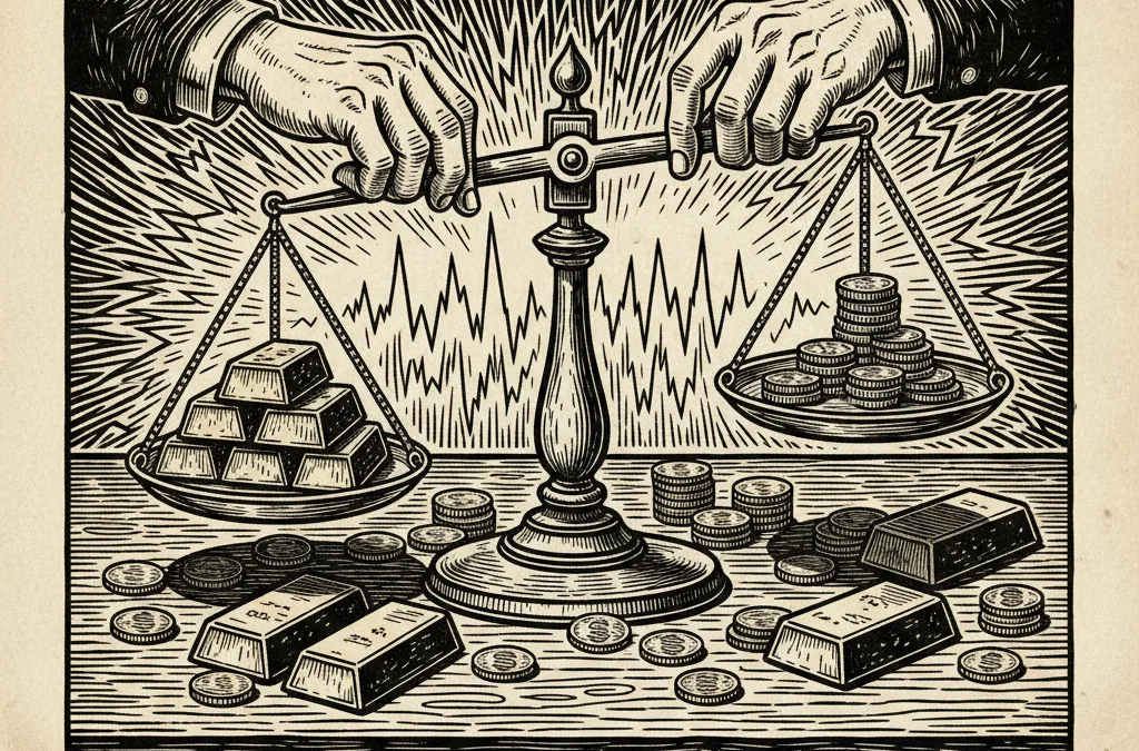 Featured image for article: Gold's $190 Intraday Swing Fades as Markets Bet on Short War