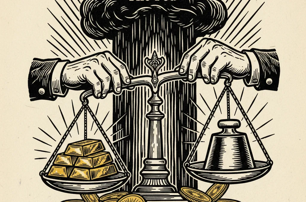 Featured image for article: Gold Breaks $5,000 - But the Fed Looms Large