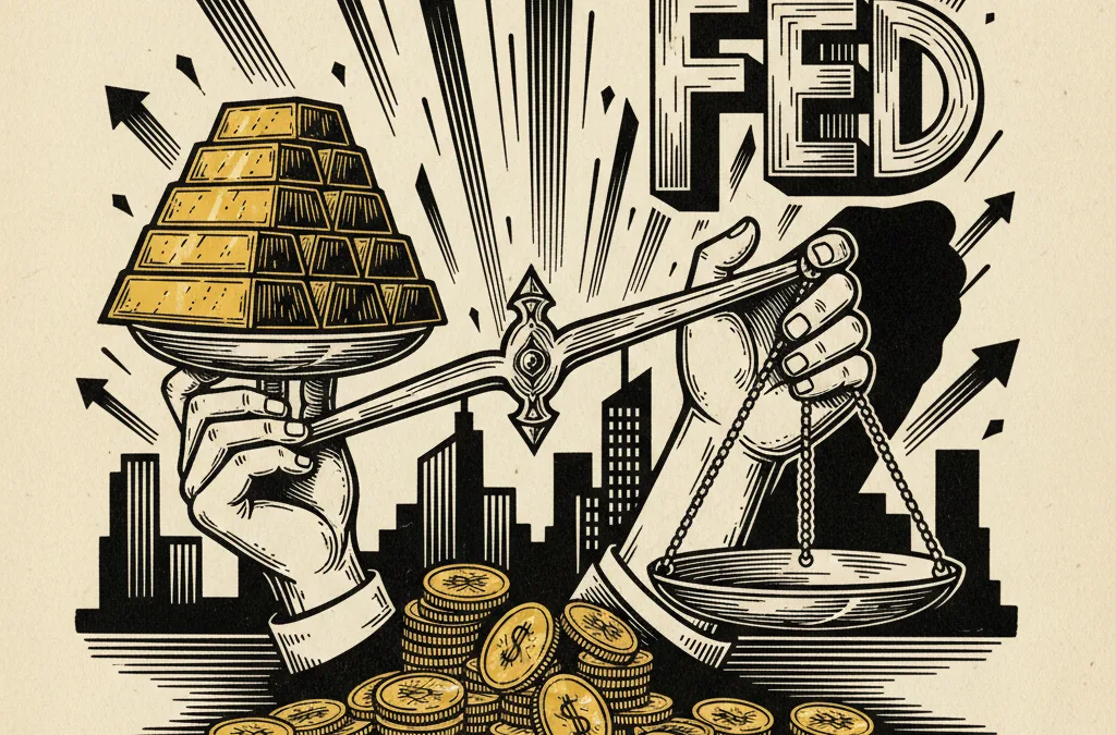 Featured image for article: Gold Eyes $6,000 - But the Fed Decides First