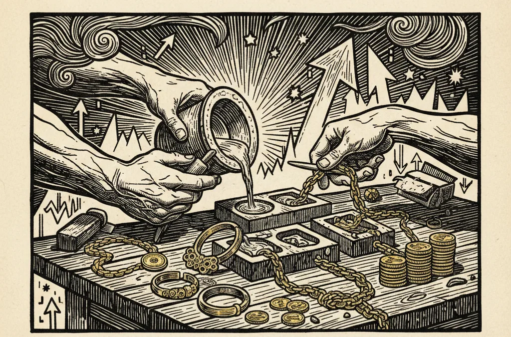 Gold at $4,866 - Britons Are Selling Their Jewellery