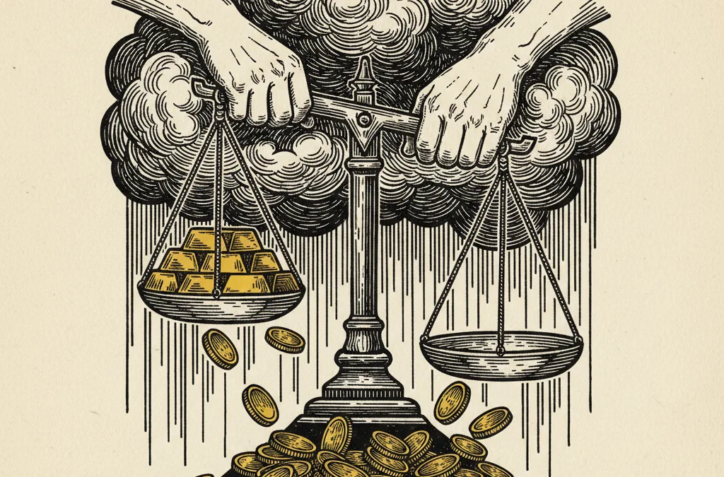 Featured image for article: Gold's Worst Week Since 1983 - Despite a World on Edge