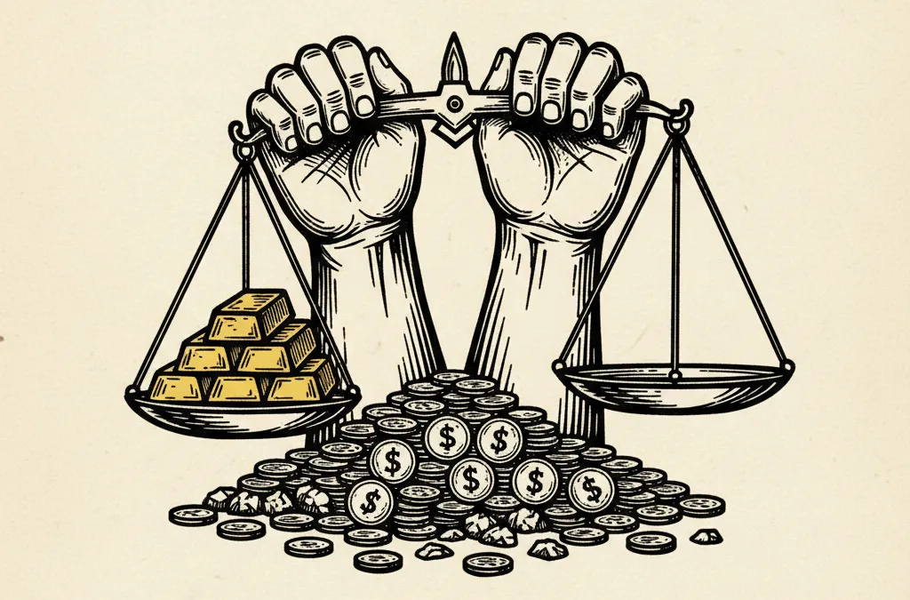 Featured image for article: Gold's 15% Plunge Looks Like a Squeeze - Not a Shift