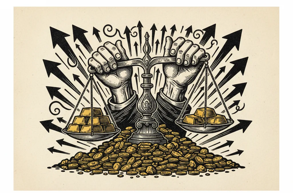 Featured image for article: Gold Eyes $5,400 - But March's 10% Drop Tells Another Story