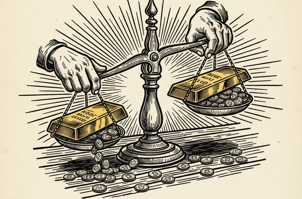Featured image for article: Gold Eyes $5,800 But Volatility Tells a Bigger Story