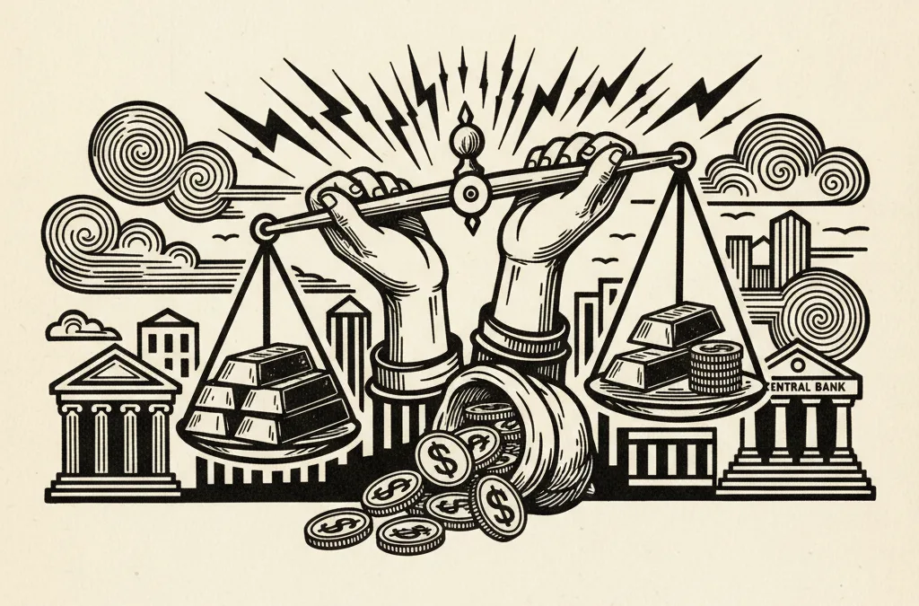 Featured image for article: Gold Holds Near $4,860 as Fed Pivot Bets Build