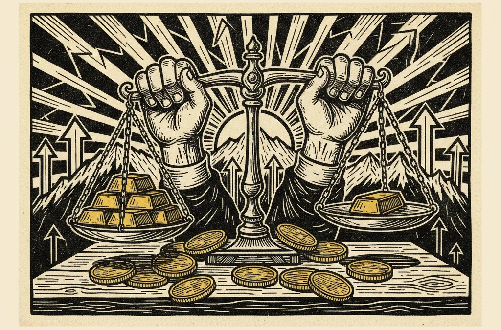 Featured image for article: Gold Eyes $5,400 - But a Pullback May Come First