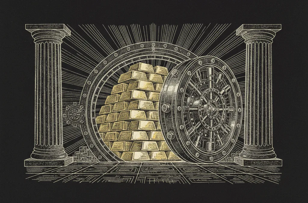 Featured image for article: Gold's Quiet Bid - India's Central Bank Keeps Stacking