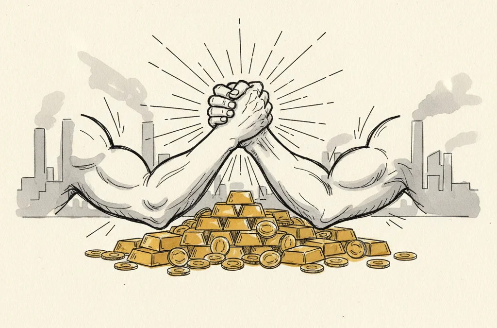 Gold Nears $4,900 Even as Iran Talks Cool Risk