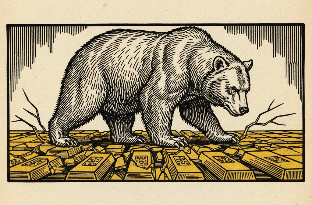 Featured image for article: Gold's Worst Weekly Plunge Since 1983 - But Is It Over?